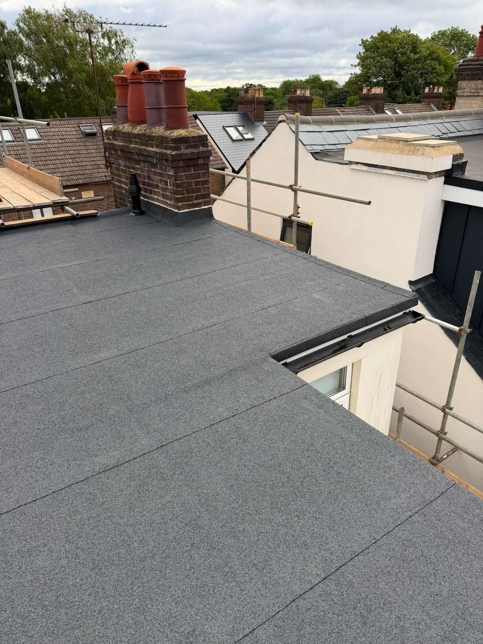 Completed roofing work in St Albans